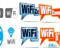 WiFi無線網路圖標(向量圖)