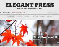 Elegant Press 清新企業版風格版型